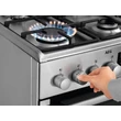 AEG CKB56400BX Inox keskeny kombinált tűzhely multifunkciós sütővel 50cm 58L A