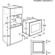 ELECTROLUX EMT25207OW Beépíthető fehér mikrohullámú sütő érintővezérléssel 25L 900W