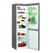 Indesit LR7 S2 X Inox antibakteriális alulfagyasztós kombinált hűtőszekrény 196/111L A++