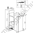 Whirlpool ARZ 009 A+/ 8 beépíthető hűtő