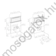 Elica Adagio IX/F/90 Inox pultba építhető prémium érintőszenzoros páraelszívó 90cm B