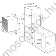 Gorenje BO799S50X1   beépíthető pirolitikus érintőképernyős sütő hússzondával 75L A