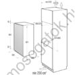 Gorenje RBI 4091 AW Beépíthető hűtőszekrény fagyasztóval 115/17L A+