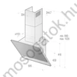 Gorenje WHI641E6XGB döntött ernyős fali páraelszívó