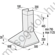 Gorenje WHC623E14X kürtős páraelszívó