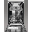 ZANUSSI ZDN11003XA Félig beépíthető keskeny mosogatógép 45cm 9 teríték A+