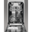 ZANUSSI ZDN11003XA Félig beépíthető keskeny mosogatógép 45cm 9 teríték A+