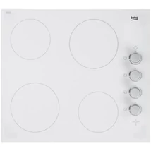 Beko HIC 64100 W Beépíthető fehér üvegkerámia főzőlap jobb oldali gombokkal