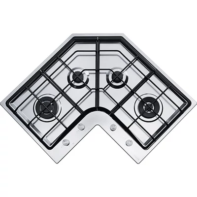 FRANKE FHNE COR 4 3G TC XS C Neptun sarokba építhető inox gázfőzőlap wok égővel