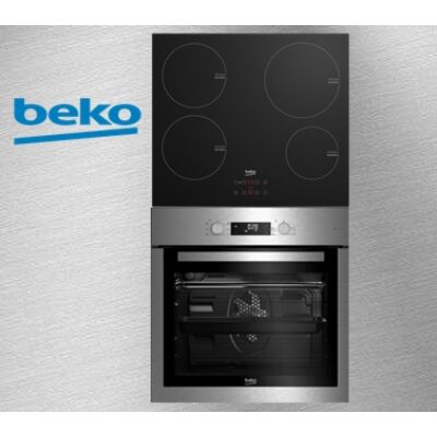 Beko BIE-26300X+HII-64400AT  Beépíthető elektromos sütő-indukciós főzőlap szett