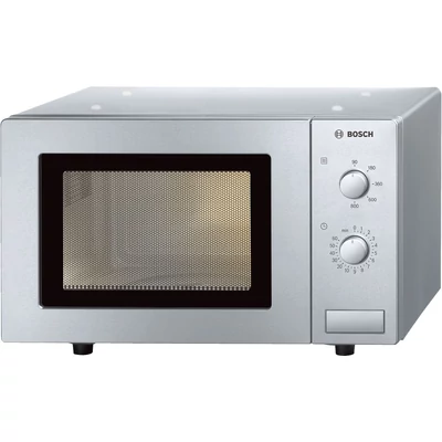 Bosch HMT72M450 Inox mechanikus vezérlésű mikrohullámú sütő 17L