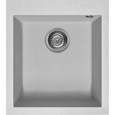 Elleci Quadra 100 Egymedencés gránit mosogatótálca - M79 Aluminium