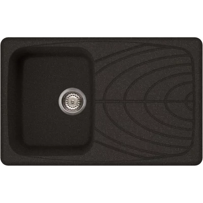 Elleci Master 300 G54 Nero Pietra színű granitek gránit mosogatótálca