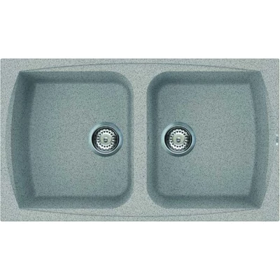 Elleci Living 450 G55 Grigio Pietra granitek gránit mosogatótálca akció