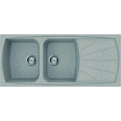 Elleci Living 500 G55 Grigio Pietra granitek gránit mosogatótálca