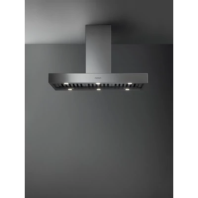 Falmec LINE PRO 120 SZIGET fektetett T alakú inox páraelszívó LED világítással 120cm A