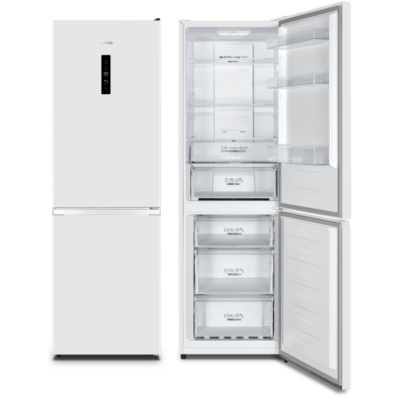 GORENJE N619EAW4 Alulfagyasztós kombinált hűtő, fehér, 186 cm, A++