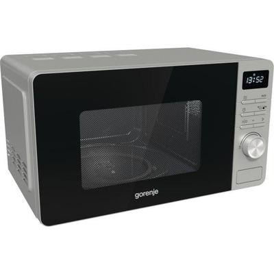 GORENJE MO20A3X Ezüst mikrohullámú sütő kijelzővel AquaClean öntisztítás 20L 800W