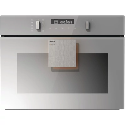 Gorenje BCM574ST STARCK beépíthető elektromos kompakt mikro+sütő AquaClean 60L A