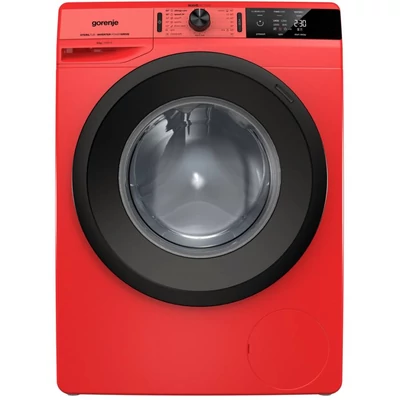 Gorenje WEI843R Inverteres elöltöltős piros mosógép érintős LED kijelzővel 8kg A+++