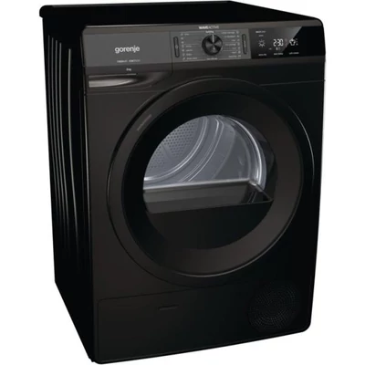 GORENJE DE82ILB/G Fekete hőszivattyús szárítógép érintős LED kijelzővel 8kg A++