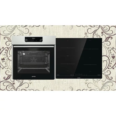 Gorenje BO735E11X+IT643BSC Beépíthető sütő-indukciós főzőlap szett, 9 ...