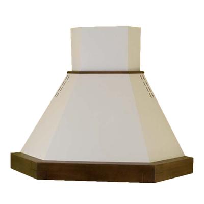 Kdesign CLASSICA ANGOLO 105 T600 rusztikus fehér kürtős sarok páraelszívó fa kerettel 105cm D