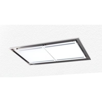NODOR ISLA SLIMOS 900 WH Mennyezetbe építhető fehér üveg páraelszívó 90cm A