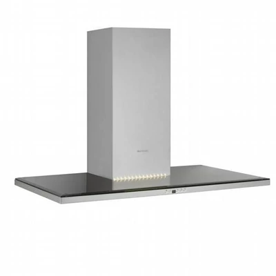 Silverline SLIM 3122 Inox fektetett T alakú fali páraelszívó fekete üveggel időzítővel 90cm A+