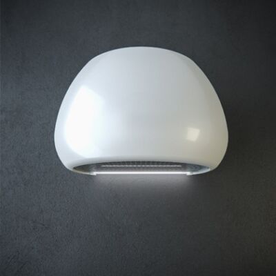 SIRIUS SLT 106 Fehér lámpa alakú design távvezérlős fali páraelszívó LED világítással 60cm
