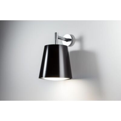 SIRIUS SLT 105 Fekete lámpa alakú design  fali távirányítós páraelszívó neon világítással 48cm