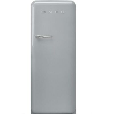 Smeg FAB28RSV3 retro egyajtós hűtőszekrény fagyasztóval ezüst jobbos 222/26L A+++