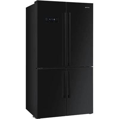 SMEG FQ60N2PE1 4 ajtós Side By Side fekete hűtőszekrény No Frost 376/165L A++