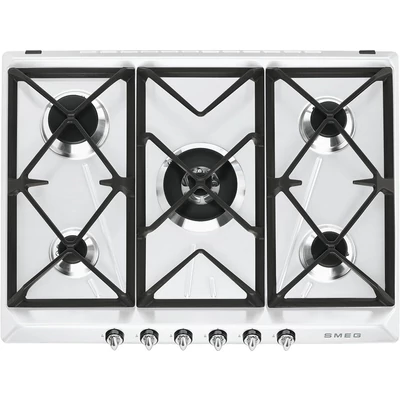SMEG SR975BGH Victoria rusztikus fehér 5 égős gáz főzőlap automata szikragyújtás 70cm