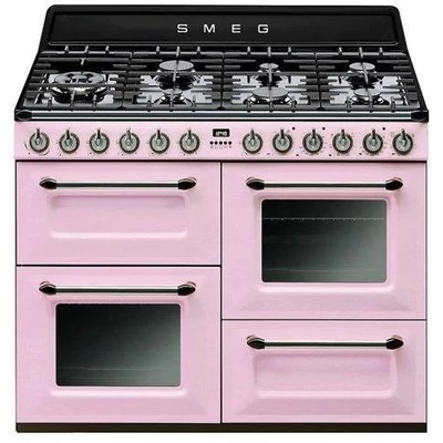 Smeg TR4110RO Victoria rusztikus rózsaszín cooker angol gázűzhely gőztisztítás 110cm A