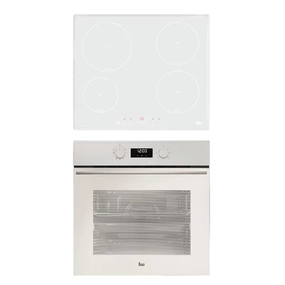 Teka HSB 630 WHITE fehér beépíthető sütő - Teka IRS 641 indukciós kerámia főzőlap szett