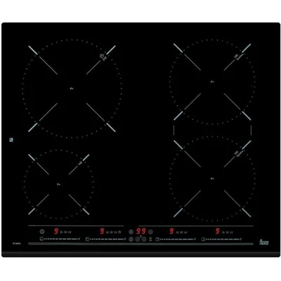 TEKA IZ 6420 beépíthető fekete indukciós 4 zónás főzőlap elől csiszolt kerettel 60cm