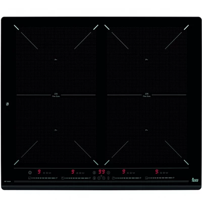 TEKA SPACE IZF 6424 beépíthető fekete indukciós 4 Flex zónás főzőlap időzítővel 60cm