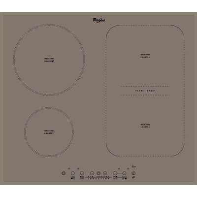 Whirlpool ACM 808/BA/S Szaténezüst 6 érzék indukciós főzőlap Flexi Cook EcoBooster 58cm