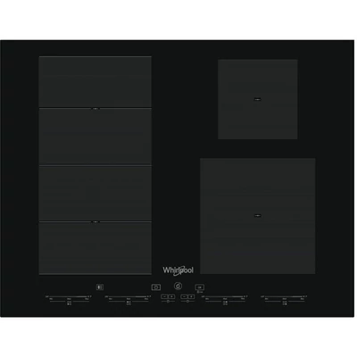 Whirlpool SMC 654 F/BF SmartCook keret nélküli 6 érzék indukciós főzőlap Booster 65cm