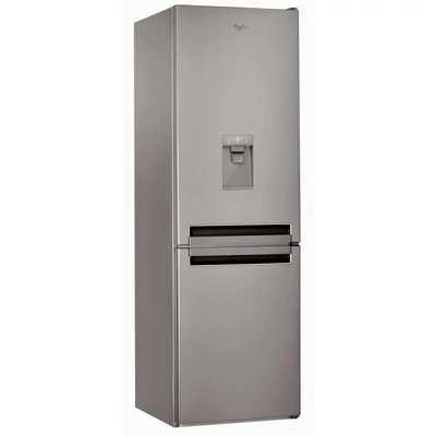 Whirlpool BSNF 8451 OX AQUA Inox kombinált hűtő vízadagolóval No Frost  222/97L A+