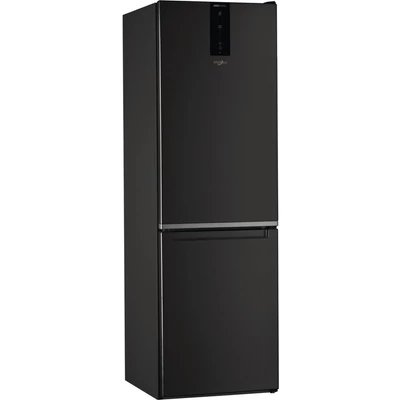 Whirlpool W7 821O K fekete 6 érzék kombinált hűtőszekrény Total NoFrost 234/104L A++