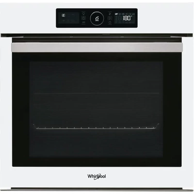 Whirlpool AKZ9 6220 WH Fehér 6 érzék beépíthető multifunkciós sütő kijelzővel 73L A+
