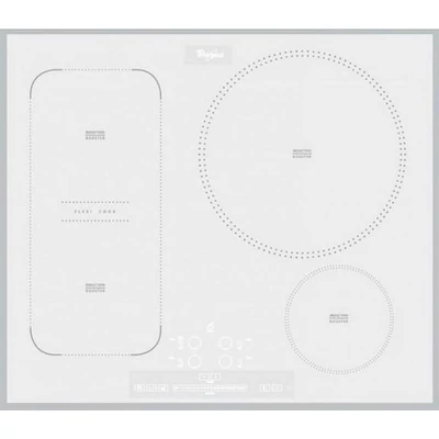 Whirlpool ACM 355/BA/WH Beépíthető fehér indukciós fehér főzőlap Flexi Cook Booster 58cm