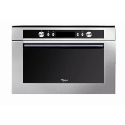Whirlpool AMW 698/IXL Beépíthető inox hőlégkeveréses mikrohullámú sütő grillel 40L 850W