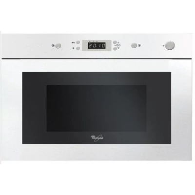 Whirlpool AMW 901/WH fehér beépíthető mikrohullámú sütő kijelzővel 3D melegítés 22L 750W