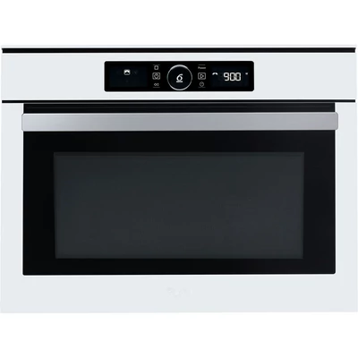 Whirlpool AMW 506/WH Beépíthető fehér hőlégkeveréses mikrohullámú sütő grillel 40L 900W