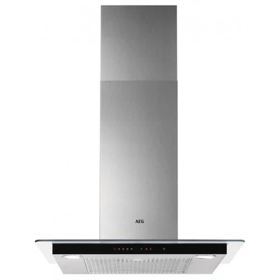 AEG DTB5660HM Inox kürtős fordított T alakú páraelszívó üveg ernyővel 60cm A