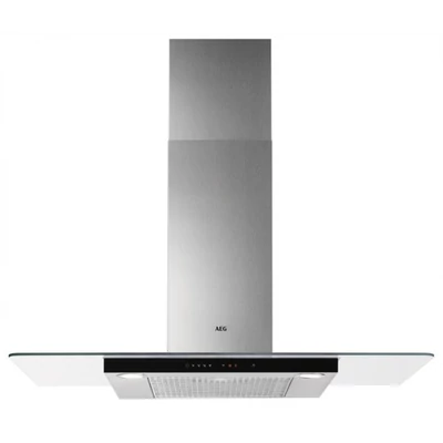 AEG DTB5960HM Inox kürtős fordított T alakú páraelszívó üveg ernyővel 90cm A