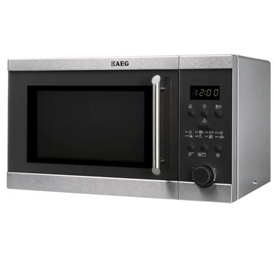 AEG MFD2025S-M Inox-fekete grilles mikrohullámú sütő digitális kijelzővel 20L 800W